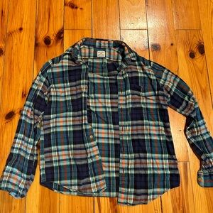 Men’s J. Crew Flannel Medium Blue